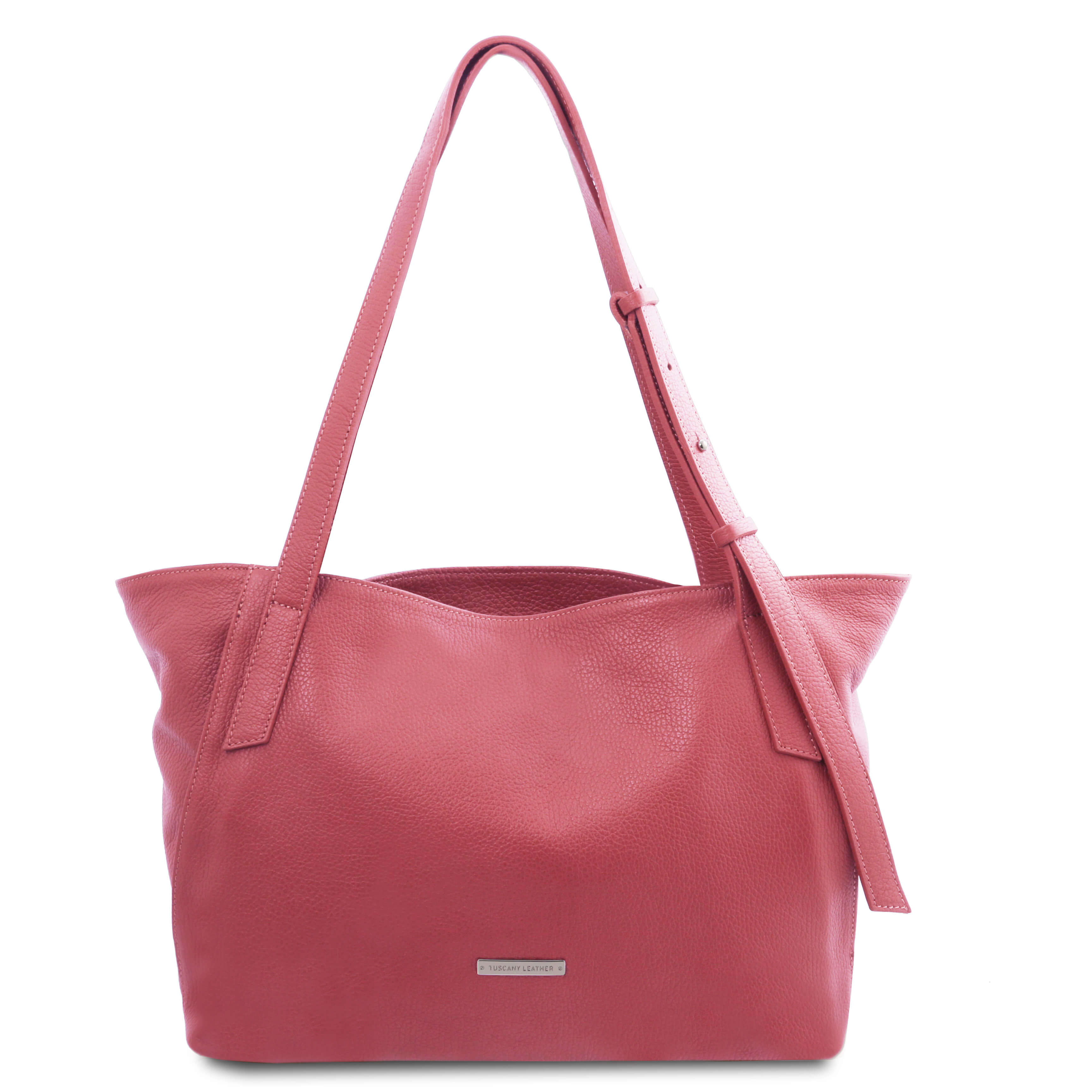 Tuscany Leather leren shopper TL BAG voor dames TL142230 roze