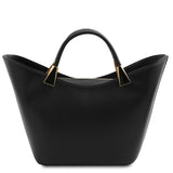 Tuscany Leather leren handtas TL Bag voor dames tl142287 zwart achterkant