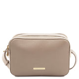 Tuscany Leather leren crossbody tas TL Bag voor dames tl142290 taupe