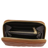 Tuscany Leather exclusieve leren portemonnee Teti voor dames tl142319 cognac bovenkant
