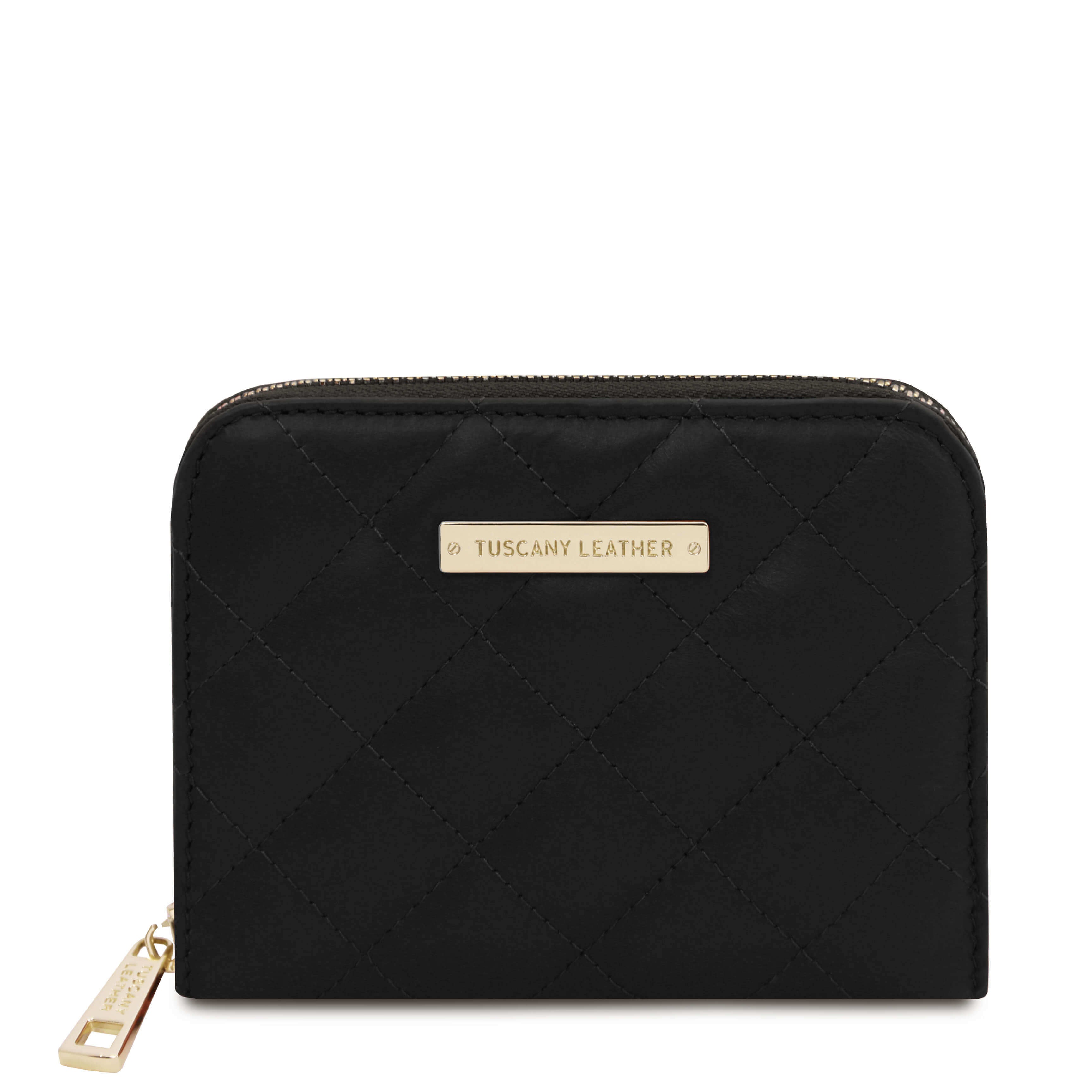 Tuscany Leather exclusieve leren portemonnee Teti voor dames tl142319 zwart