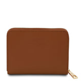 Tuscany Leather exclusieve leren portemonnee LEDA voor dames tl142320 cognac achterkant