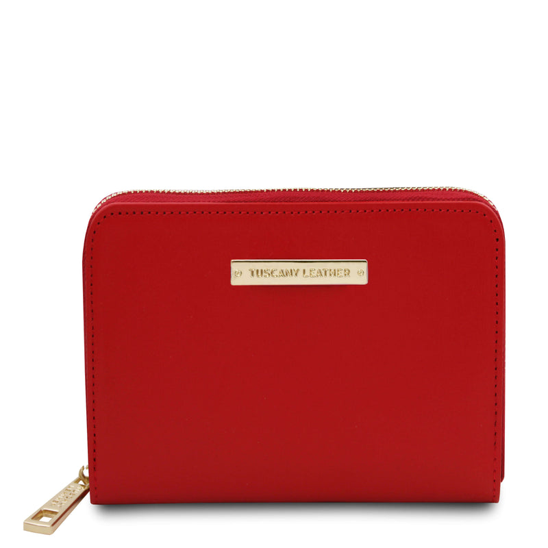 Tuscany Leather exclusieve leren portemonnee LEDA voor dames tl142320 rood