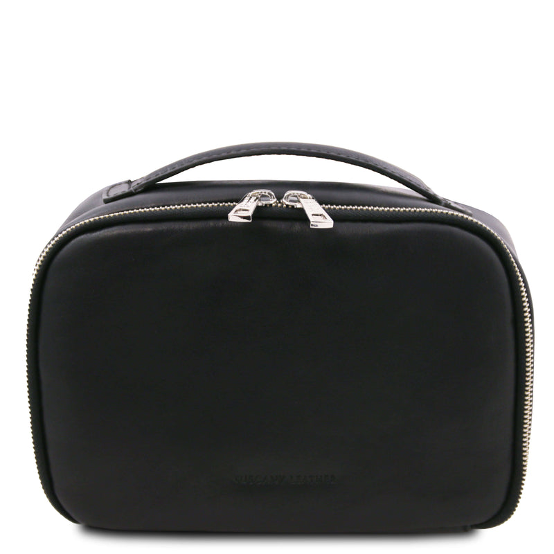 Tuscany Leather leren toilettas MARVIN tl142326 zwart