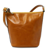 Tuscany Leather leren crossbody tas GIUSI voor dames tl142334 geel