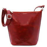 Tuscany Leather leren crossbody tas GIUSI voor dames tl142334 rood