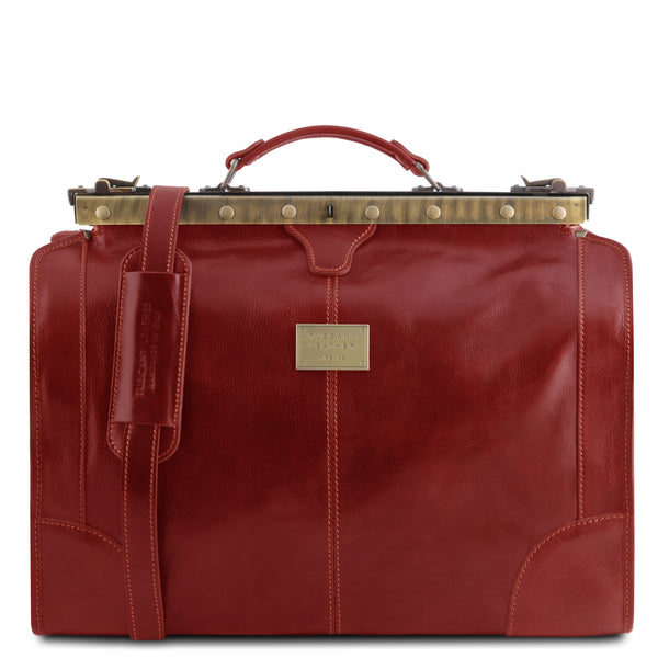 Tuscany Leather leren tas Madrid Gladstone small size rood