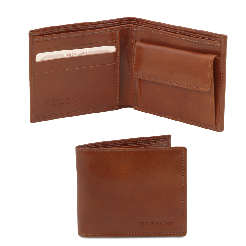 Tuscany Leather portemonnee leer Exclusieve 140761 bruin