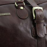 Tuscany Leather reistas TL Voyager groot formaat bruin logen