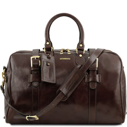 Tuscany Leather reistas TL Voyager groot formaat donkerbruin