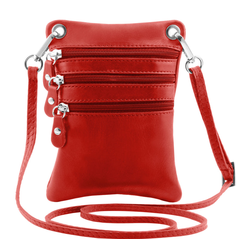 Tuscany Leather crossbody tas TL Bag 141368 rood 
