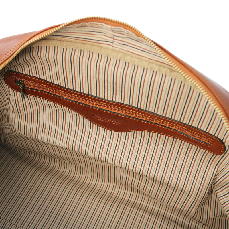 Tuscany Leather reistas TL Voyager groot formaat 141422 bruin binnenkant