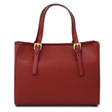 Tuscany Leather handtas Aura rood achterkant