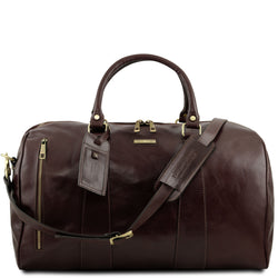 Tuscany Leather reistas TL Voyager groot formaat donkerbruin