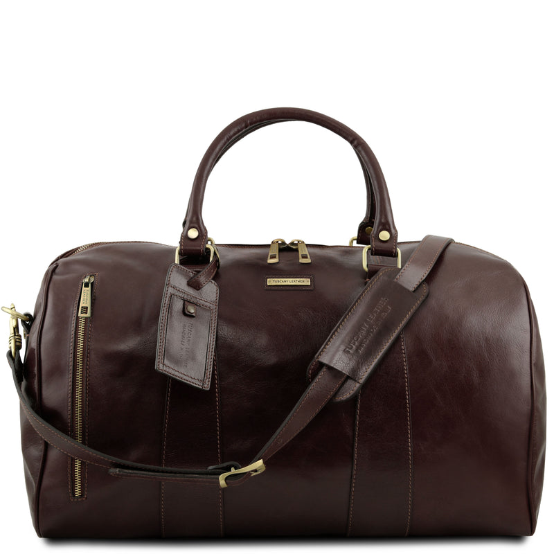 Tuscany Leather reistas TL Voyager groot formaat donkerbruin