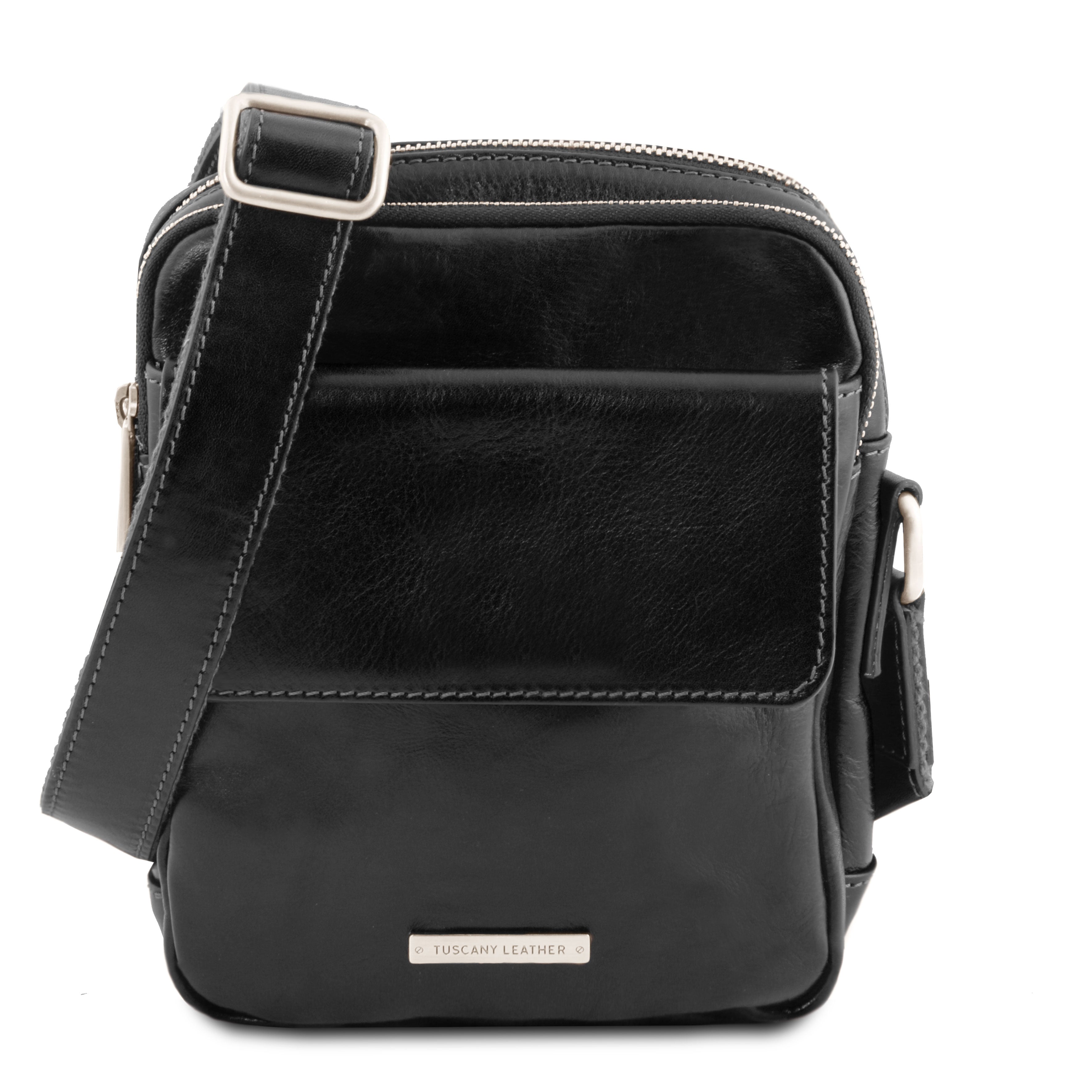 Tuscany Leather crossbody tas zwart