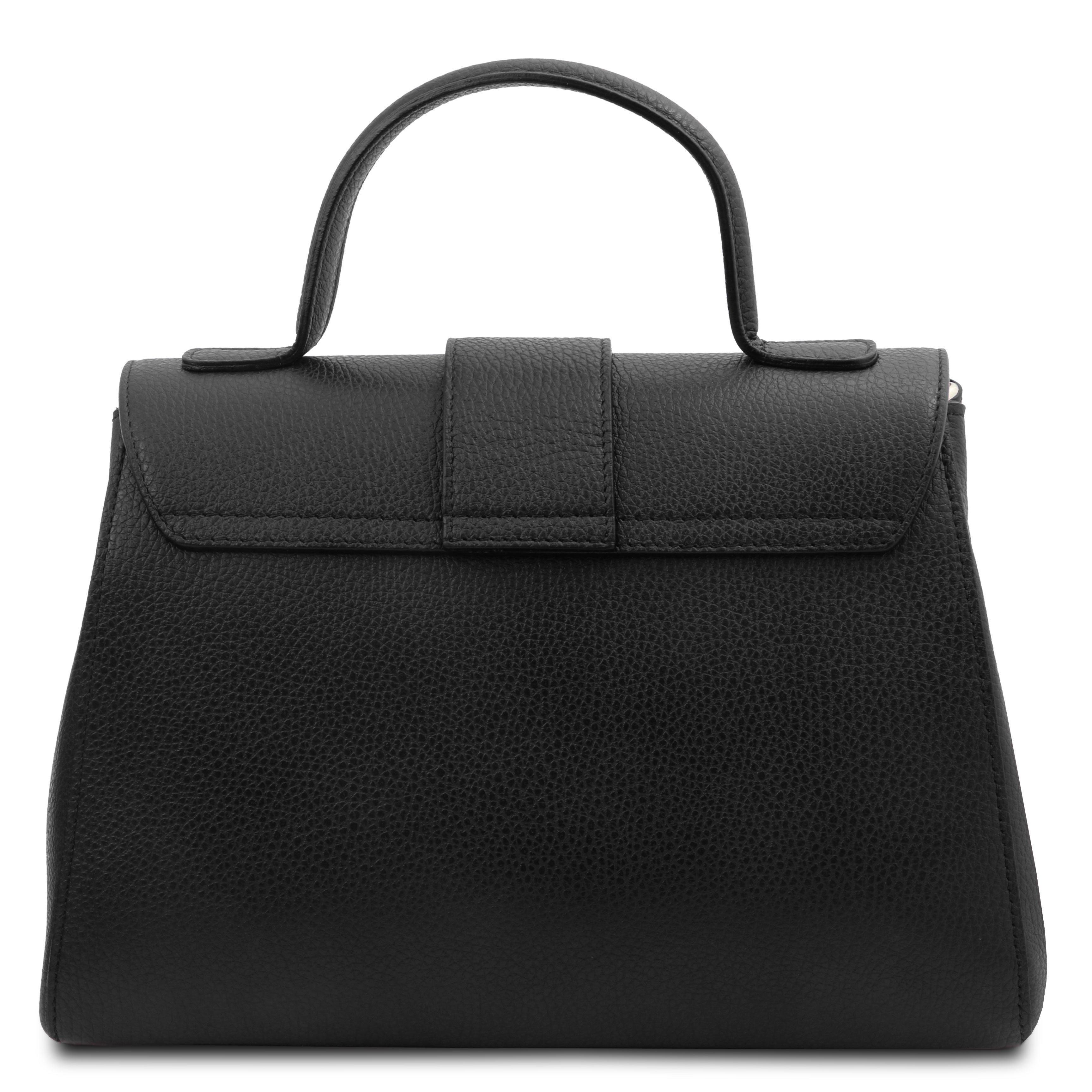 Tuscany Leather handtas TL Bag zwart achterkant