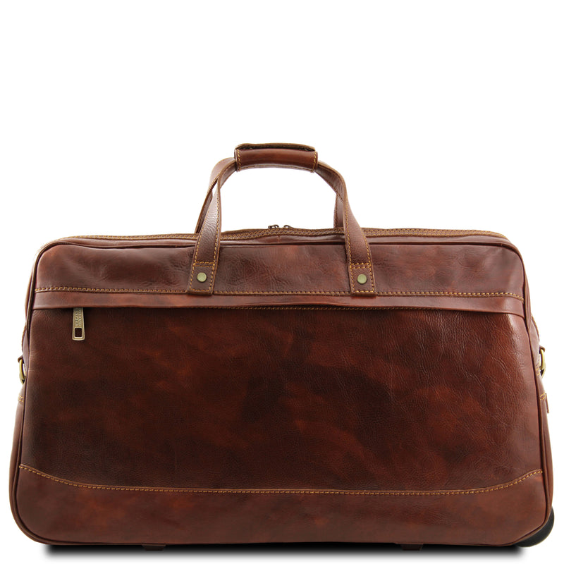 Tuscany Leather reistas leer Bora Bora formaat L 3067 bruin achterkant