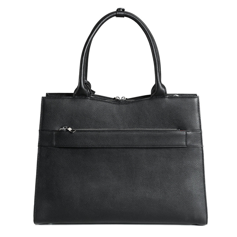 Socha straight line zwart 15.6 inch werktas voor dames achterkant tas