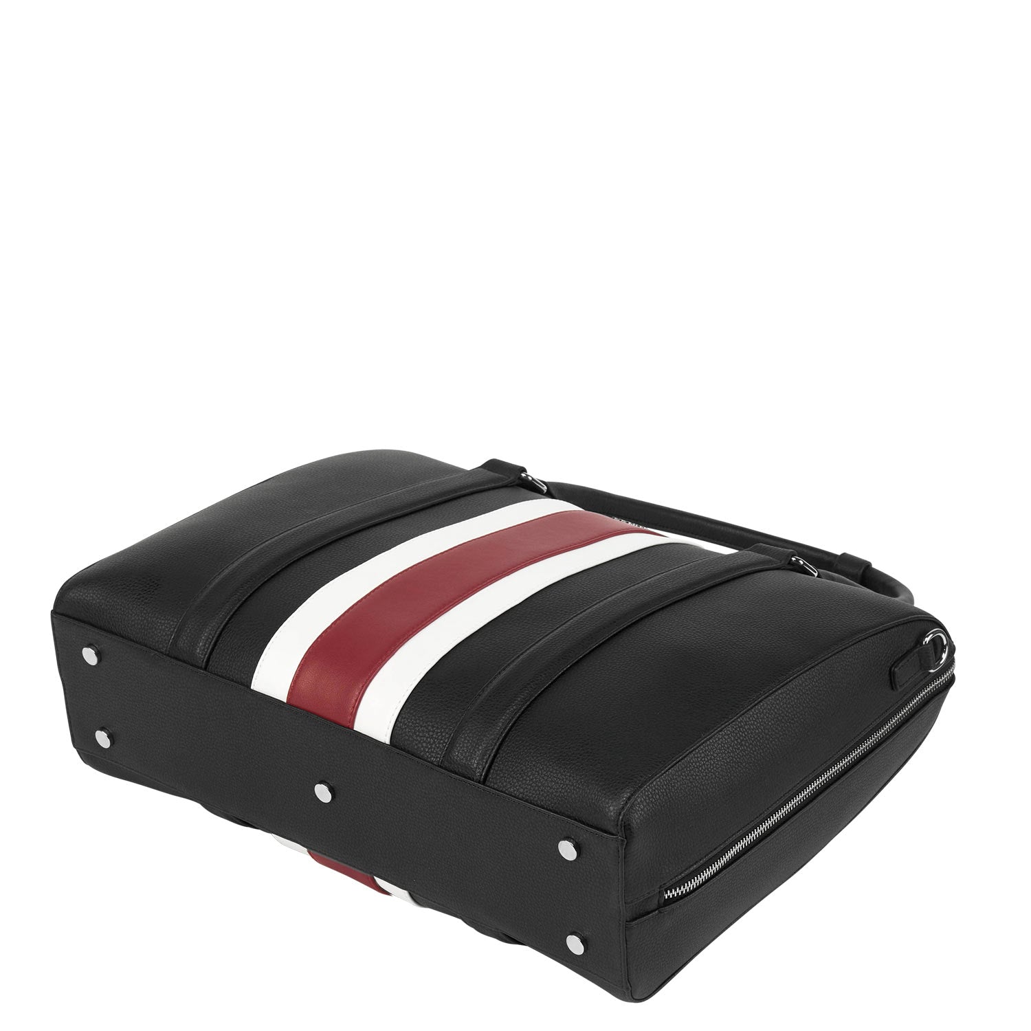 Socha laptoptas nivodur BB Red Stripe 17.3 zwart onderkant tas