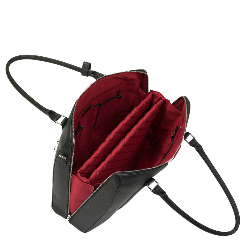 Socha laptoptas nivodur BB Red Stripe 15.6 zwart binnenkant tas