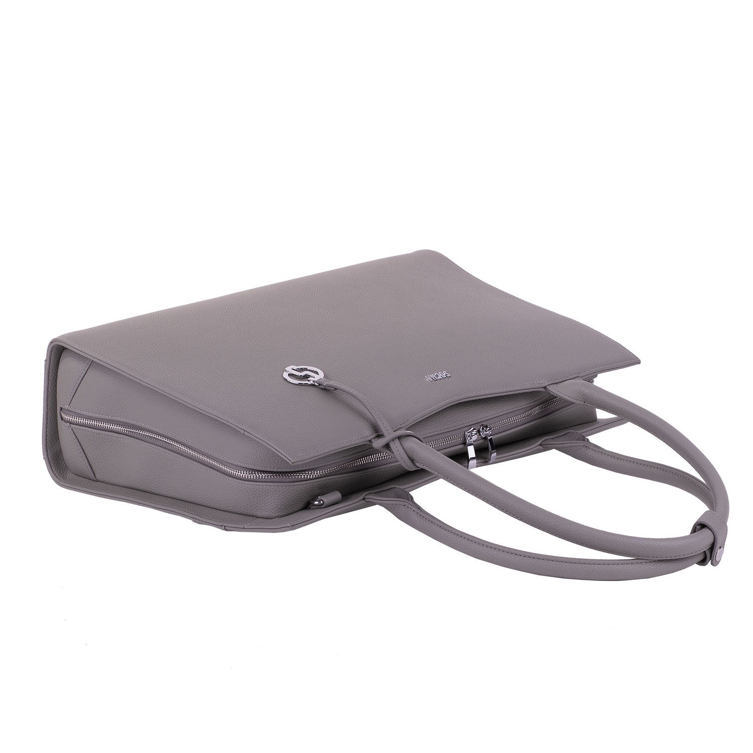 Socha laptoptas nivodur Midi 14 grijs tas liggend
