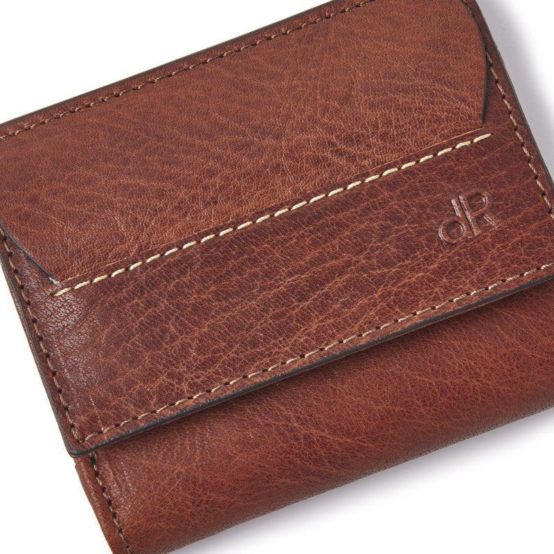78535 dR Amsterdam leren dames portemonnee 6552 cognac materiaal