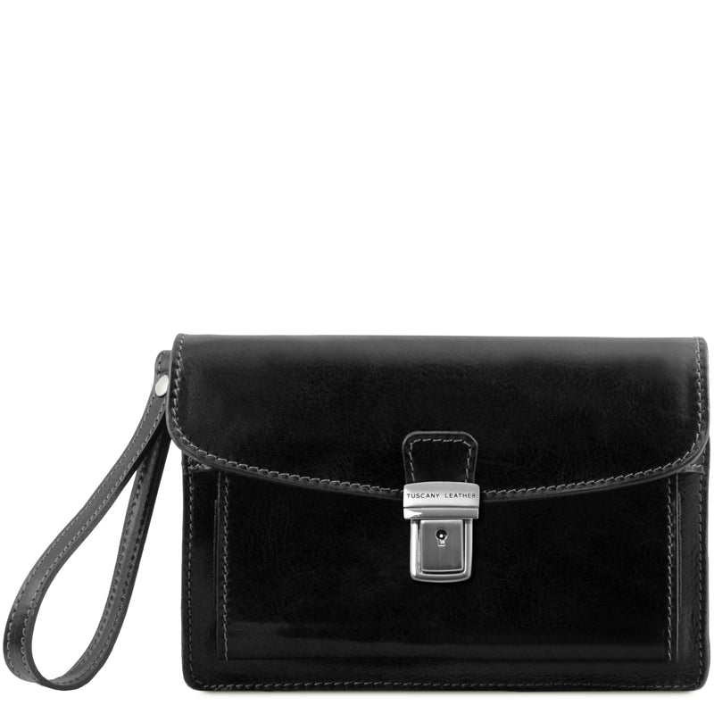 Tuscany Leather polstas leer Max 8075 zwart