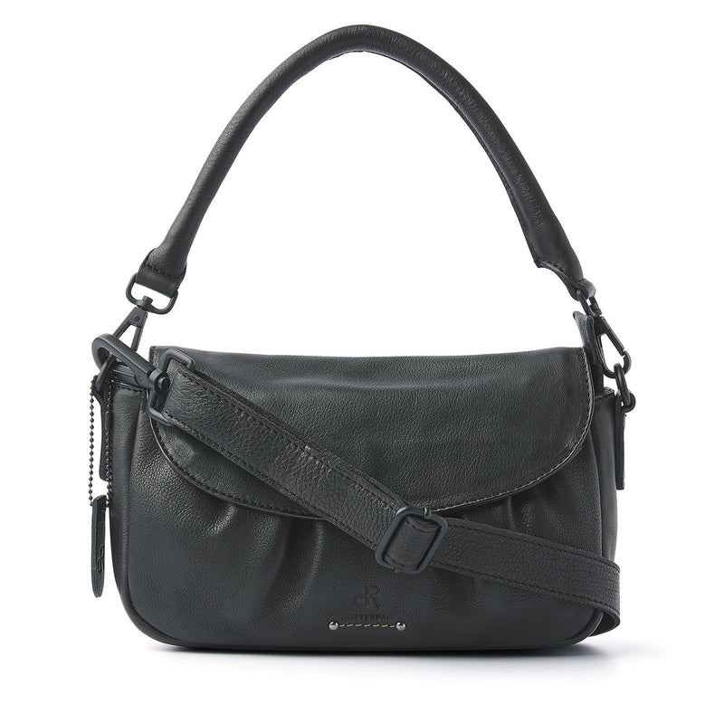 dR Amsterdam handtas / schoudertas leer Tampa 933658 zwart