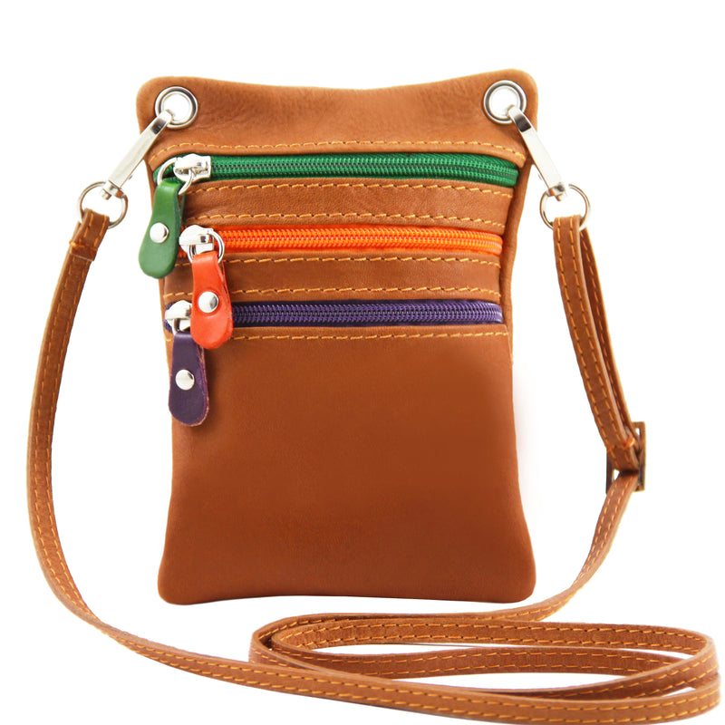 Tuscany Leather crossbody tas TL Bag cognac