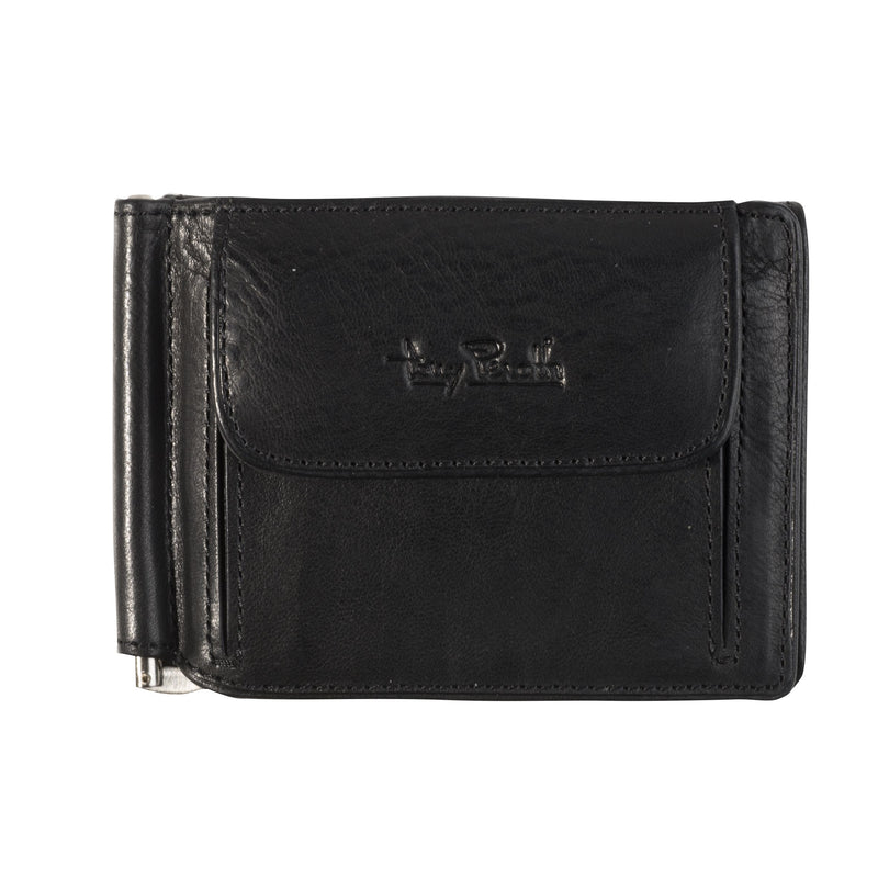 Tony Perotti portemonnee RFID met papiergeldklem zwart