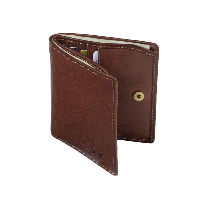 Tony Perotti portemonnee RFID met kleingeldvak aan de achterzijde bruin