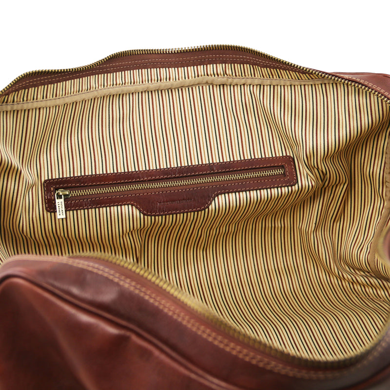 Tuscany Leather reistas Lisbona klein formaat bruin binnenvak